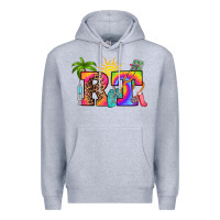 Heather Grey respiratory therapist summer Premium Hoodie - RanaPortraitStore