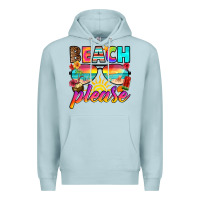 Blue Mist beach please Premium Hoodie - RanaPortraitStore