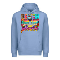 Colony Blue beach please Premium Hoodie - RanaPortraitStore