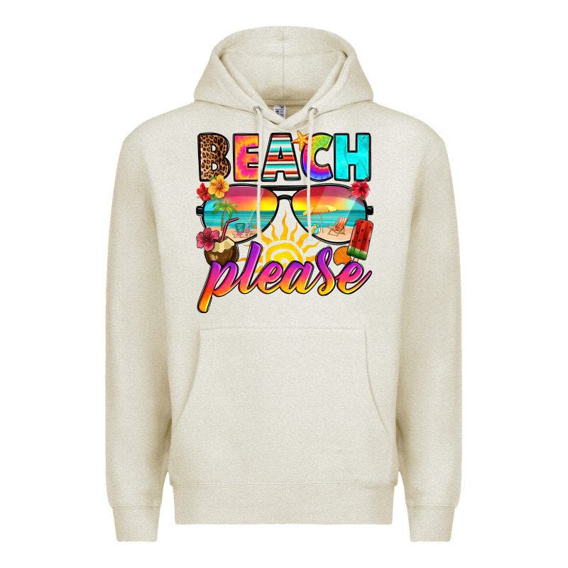 Beach Please Premium Hoodie by RanaPortraitStore | Teevron