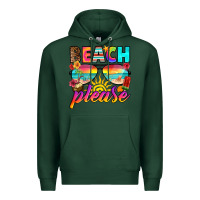 Sports Green beach please Premium Hoodie - RanaPortraitStore
