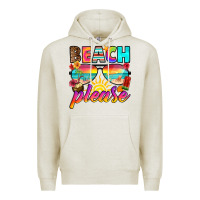 Oatmeal Heather beach please Premium Hoodie - RanaPortraitStore