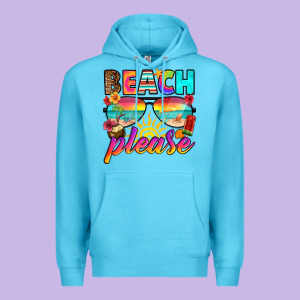 Beach Please Premium Hoodie Designed By Ranaportraitstore