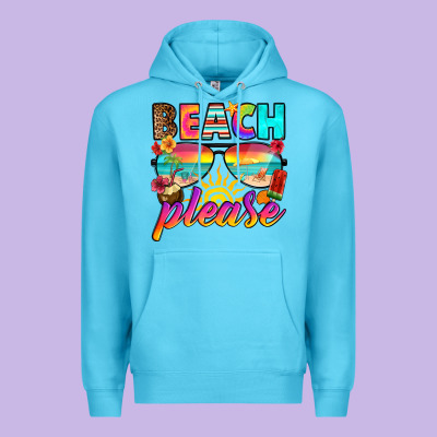 Premium Hoodie beach please