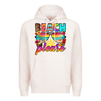 Pale Pink beach please Premium Hoodie - RanaPortraitStore