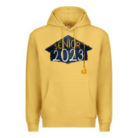 Antique Gold senior 2023 graduation Premium Hoodie - RanaPortraitStore