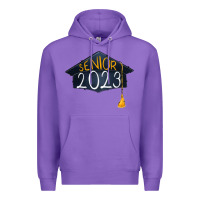 Purple senior 2023 graduation Premium Hoodie - RanaPortraitStore