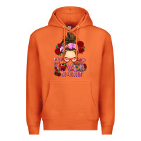 Carrot one loved teacher messy bun Premium Hoodie - RanaPortraitStore