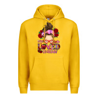 Lemon one loved teacher messy bun Premium Hoodie - RanaPortraitStore