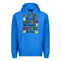 True Royal i lick the salt swallow the tequila and suck the l Premium Hoodie - RanaPortraitStore