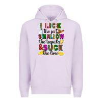Lilac i lick the salt swallow the tequila and suck the l Premium Hoodie - RanaPortraitStore