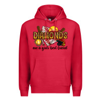 Cardinal diamonds are a girls best friends Premium Hoodie - RanaPortraitStore