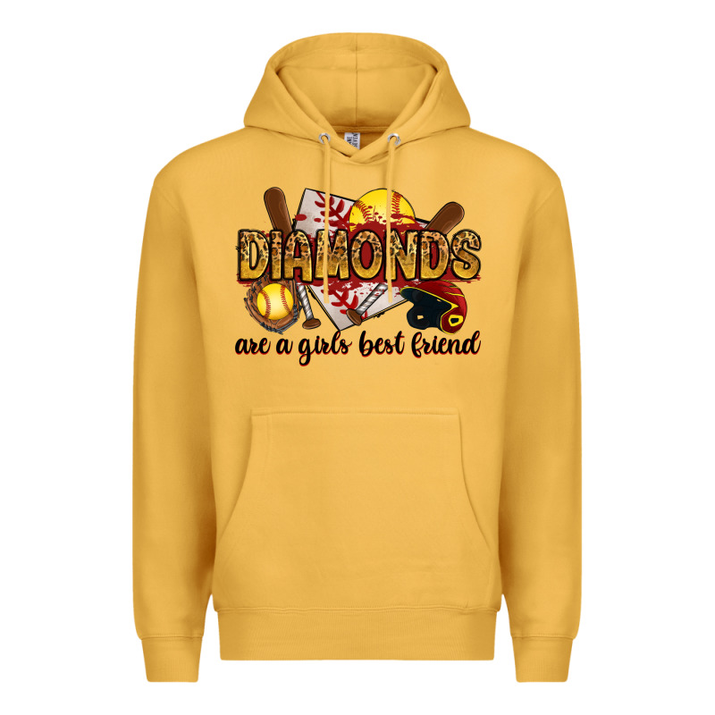 Diamonds Are A Girls Best Friends Premium Hoodie by RanaPortraitStore | Teevron