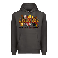 Smoke diamonds are a girls best friends Premium Hoodie - RanaPortraitStore