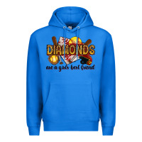 True Royal diamonds are a girls best friends Premium Hoodie - RanaPortraitStore
