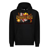 Black diamonds are a girls best friends Premium Hoodie - RanaPortraitStore