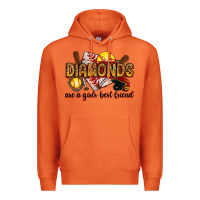 Carrot diamonds are a girls best friends Premium Hoodie - RanaPortraitStore