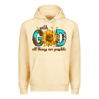 Pina Colada with god all things possible Premium Hoodie - RanaPortraitStore