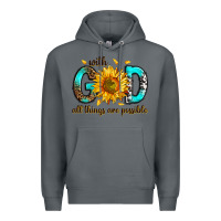 Rock with god all things possible Premium Hoodie - RanaPortraitStore