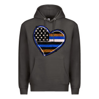 Smoke police heart Premium Hoodie - RanaPortraitStore