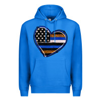 True Royal police heart Premium Hoodie - RanaPortraitStore