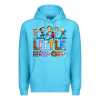 Ocean Blue i love my job for all the little reason Premium Hoodie - RanaPortraitStore