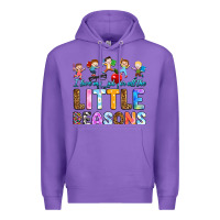 Purple i love my job for all the little reason Premium Hoodie - RanaPortraitStore