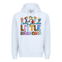 White i love my job for all the little reason Premium Hoodie - RanaPortraitStore