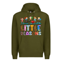 Army Green i love my job for all the little reason Premium Hoodie - RanaPortraitStore