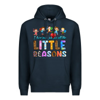 Navy i love my job for all the little reason Premium Hoodie - RanaPortraitStore