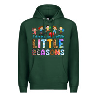 Sports Green i love my job for all the little reason Premium Hoodie - RanaPortraitStore
