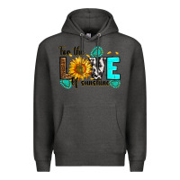 Charcoal Heather for the love of sunshine Premium Hoodie - RanaPortraitStore