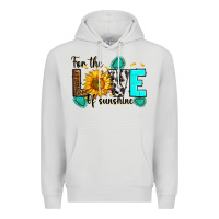 Dove Grey for the love of sunshine Premium Hoodie - RanaPortraitStore