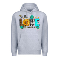 Heather Grey for the love of sunshine Premium Hoodie - RanaPortraitStore