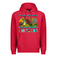 Cardinal i googled my symptoms turns out i need more chicke Premium Hoodie - RanaPortraitStore