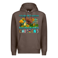 Coffee i googled my symptoms turns out i need more chicke Premium Hoodie - RanaPortraitStore