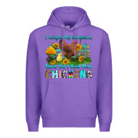 Purple i googled my symptoms turns out i need more chicke Premium Hoodie - RanaPortraitStore