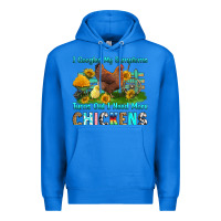 True Royal i googled my symptoms turns out i need more chicke Premium Hoodie - RanaPortraitStore
