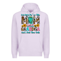 Lilac god gifted me two titles mom and grandma and i roc Premium Hoodie - RanaPortraitStore