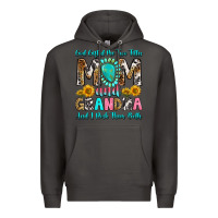 Smoke god gifted me two titles mom and grandma and i roc Premium Hoodie - RanaPortraitStore