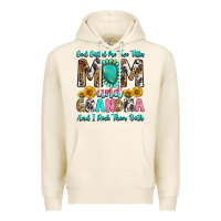 Tofu god gifted me two titles mom and grandma and i roc Premium Hoodie - RanaPortraitStore