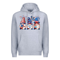 Heather Grey fourth of july gnomes Premium Hoodie - RanaPortraitStore
