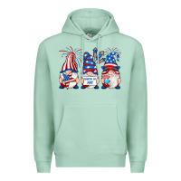Seafoam fourth of july gnomes Premium Hoodie - RanaPortraitStore