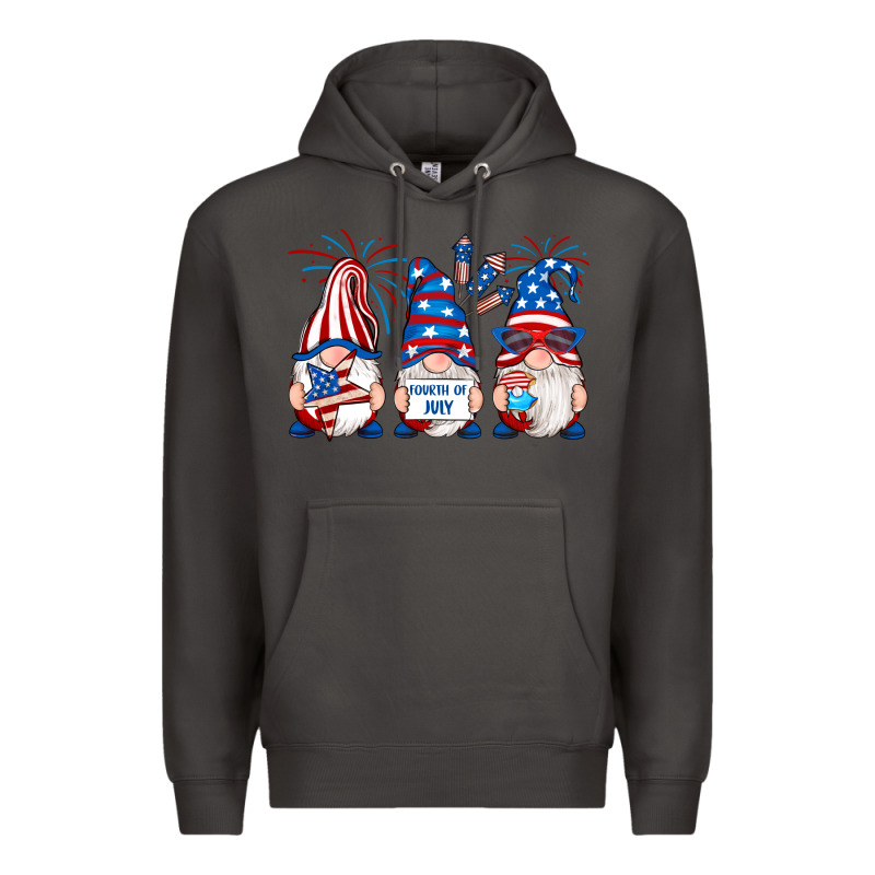 Fourth Of July Gnomes Premium Hoodie by RanaPortraitStore | Teevron