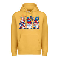 Mustard fourth of july gnomes Premium Hoodie - RanaPortraitStore