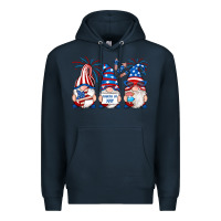 Navy fourth of july gnomes Premium Hoodie - RanaPortraitStore