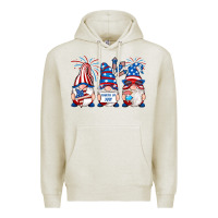 Oatmeal Heather fourth of july gnomes Premium Hoodie - RanaPortraitStore