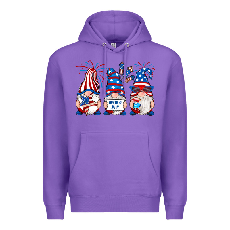 Fourth Of July Gnomes Premium Hoodie by RanaPortraitStore | Teevron