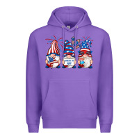 Purple fourth of july gnomes Premium Hoodie - RanaPortraitStore