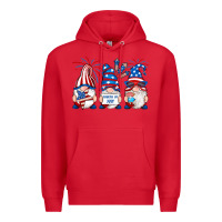 Red fourth of july gnomes Premium Hoodie - RanaPortraitStore